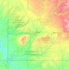 Montezuma County topographic map, elevation, terrain
