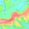 Swallowcliffe Down topographic map, elevation, terrain