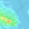 Gresik topographic map, elevation, terrain