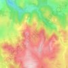 La Jarrige topographic map, elevation, terrain