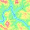 Relief topographic map, elevation, terrain