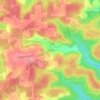 Grassflat topographic map, elevation, terrain