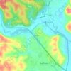 Beaumont topographic map, elevation, terrain