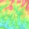 Furner's Green topographic map, elevation, terrain