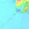 La Danta topographic map, elevation, terrain