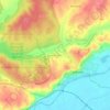 Casal dos Ossos topographic map, elevation, terrain