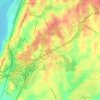 Jonestown topographic map, elevation, terrain