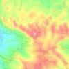Cerro Palma topographic map, elevation, terrain