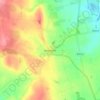 New Deer topographic map, elevation, terrain