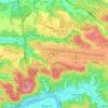 雄和椿川字山籠 topographic map, elevation, terrain