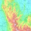 Bucarasica topographic map, elevation, terrain