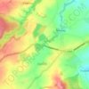 Holwell topographic map, elevation, terrain