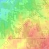 Misner Corners topographic map, elevation, terrain