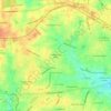 Wedgewood West topographic map, elevation, terrain