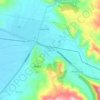 Izcuchaca topographic map, elevation, terrain