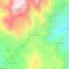 Kandegedara topographic map, elevation, terrain