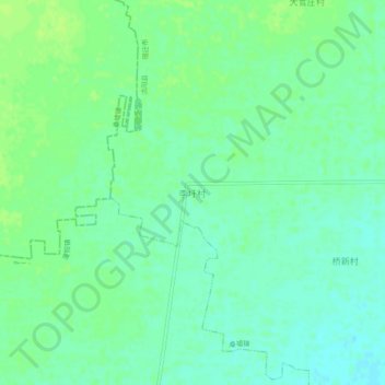 李圩村 topographic map, elevation, terrain