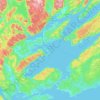 Gull Island topographic map, elevation, terrain