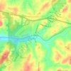 Monrovia topographic map, elevation, terrain