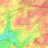 Houdeng-Gœgnies topographic map, elevation, terrain