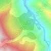 Dashkin topographic map, elevation, terrain