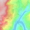 Eja topographic map, elevation, terrain