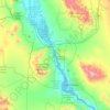 River Island topographic map, elevation, terrain
