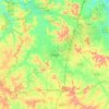 Franklin topographic map, elevation, terrain