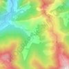 Axiat topographic map, elevation, terrain