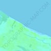 Pantai Cahaya Bulan topographic map, elevation, terrain