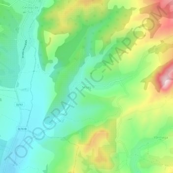 Nojag topographic map, elevation, terrain