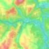 Marriottsville topographic map, elevation, terrain