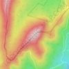 Tibbet Knob topographic map, elevation, terrain