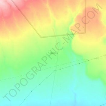 Satelite topographic map, elevation, terrain