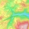 Clarysville topographic map, elevation, terrain