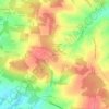 Mortier topographic map, elevation, terrain