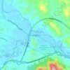 Kampung Benus topographic map, elevation, terrain