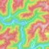 English topographic map, elevation, terrain