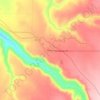 Redvale topographic map, elevation, terrain