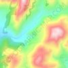 Komi topographic map, elevation, terrain