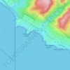 Emerald Bay topographic map, elevation, terrain