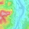 Järvsö topographic map, elevation, terrain