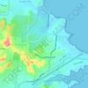 Coolidge topographic map, elevation, terrain