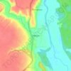 Ивенье topographic map, elevation, terrain