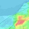 Seasalter topographic map, elevation, terrain