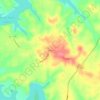 Lucas topographic map, elevation, terrain