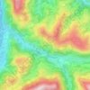 Justous topographic map, elevation, terrain