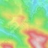 Bernadaous topographic map, elevation, terrain