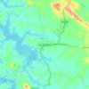 Hosanagara topographic map, elevation, terrain