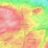 Nerston Village topographic map, elevation, terrain